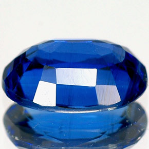 Cianita azul natural de 1,90 ct, corte óvalo, VS-SI