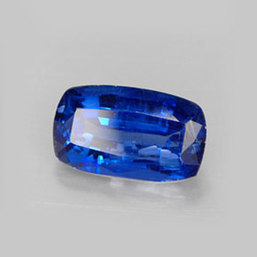 Cianita azul natural de 3,55 ct, corte cojín, SI