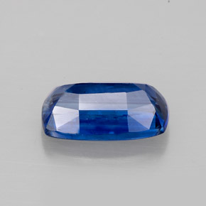 Cianita azul natural de 3,55 ct, corte cojín, SI