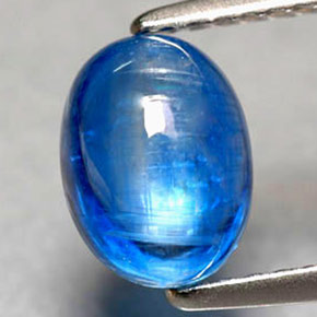 Cianita azul natural de 1,92 ct, transparente, transparente / translúcido