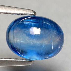 Cianita azul natural de 1,92 ct, transparente, transparente / translúcido