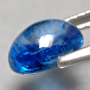 Cianita azul natural de 1,92 ct, transparente, transparente / translúcido