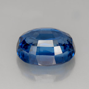 Cianita azul natural de 4,92 ct, corte óvalo, VS