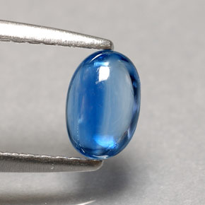 Cianita azul natural de 0,67 ct, transparente, transparente / translúcido