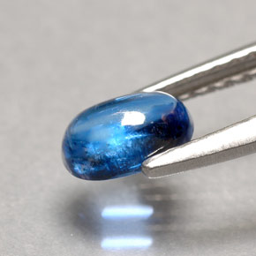 Cianita azul natural de 0,67 ct, transparente, transparente / translúcido