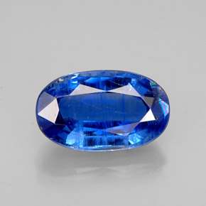 Cianita azul natural de 2,93 ct, corte óvalo, VS-SI
