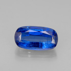 Cianita azul natural de 1,80 ct, corte cojín, SI