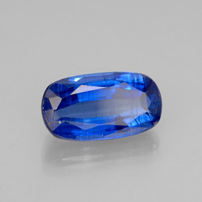 Cianita azul natural de 1,80 ct, corte cojín, SI