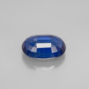 Cianita azul natural de 2,38 ct, corte óvalo, SI