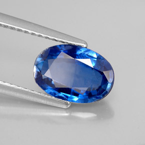 Cianita azul natural de 1,98 ct, corte óvalo, VS-SI