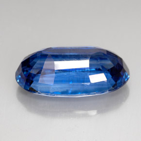 Cianita azul natural de 17,01 ct, corte óvalo, VS-SI