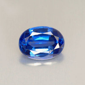 Cianita azul natural de 1,41 ct, corte óvalo, VVS-VS