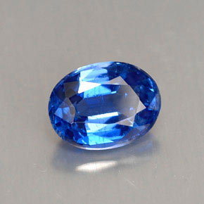 Cianita azul natural de 1,72 ct, corte óvalo, VS