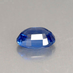 Cianita azul natural de 1,72 ct, corte óvalo, VS