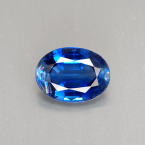 Cianita azul natural de 1,32 ct, corte óvalo, VS