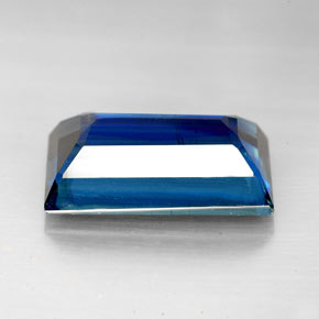 Cianita azul natural de 6,98 ct, baguette, VS-SI