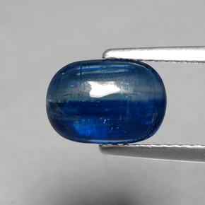 Cianita azul natural de 2,91 ct, transparente, transparente / translúcido