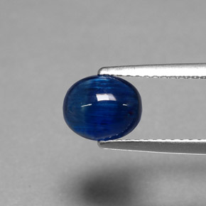 Cianita azul natural de 1,74 ct, transparente, transparente / translúcido
