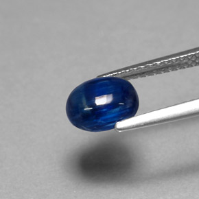 Cianita azul natural de 1,74 ct, transparente, transparente / translúcido