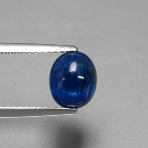 Cianita azul natural de 1,74 ct, transparente, transparente / translúcido