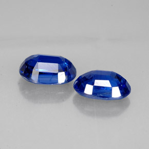 Gemas de cianita azul natural de  ct, corte óvalo, VS-SI