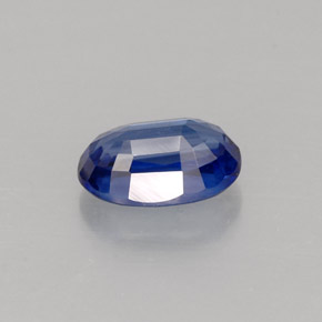 Cianita azul natural de 1,12 ct, corte óvalo, VS