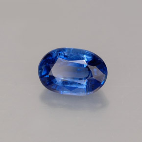 Cianita azul natural de 1,02 ct, corte óvalo, VS-SI