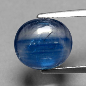 Cianita azul natural de 4,83 ct, transparente, transparente / translúcido