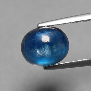 Cianita Azul natural de 3.06 ct, Corte Óvalo, Translúcido