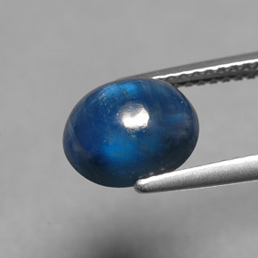 Cianita Azul natural de 3.06 ct, Corte Óvalo, Translúcido