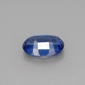 Cianita azul natural de 1,57 ct, corte óvalo, VS