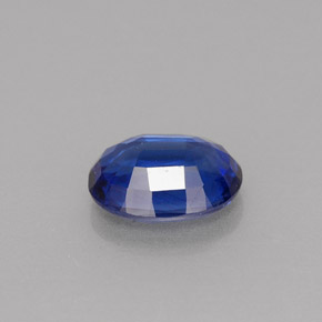 Cianita azul natural de 0,97 ct, corte óvalo, VS