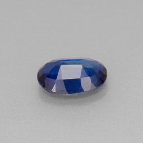 Cianita azul natural de 0,98 ct, corte óvalo, VS