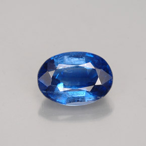 Cianita azul natural de 1,08 ct, corte óvalo, VS-SI