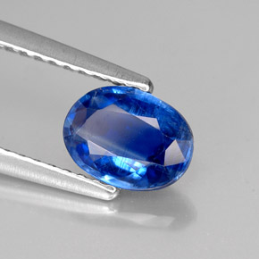 Cianita azul natural de 1,06 ct, corte óvalo, VS-SI