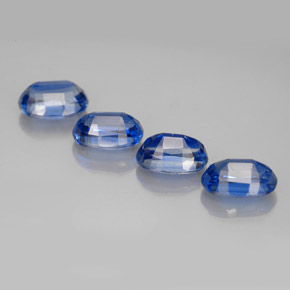 Gemas de Cianita Azul natural de  ct, Corte Óvalo, VS-SI