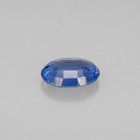 Cianita azul natural de 1,18 ct, corte óvalo, VVS-VS