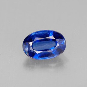 Cianita Azul natural de 0.63 ct, Corte Óvalo, VS