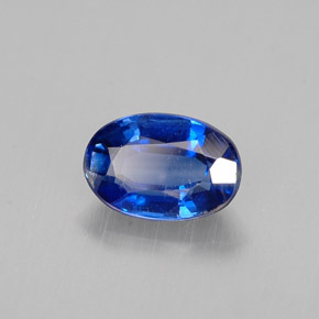 Cianita Azul natural de 0.63 ct, Corte Óvalo, VS