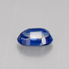Cianita Azul natural de 0.63 ct, Corte Óvalo, VS