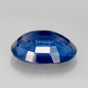 Cianita azul natural de 11,63 ct, corte óvalo, SI