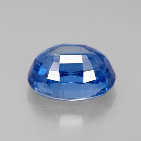 Cianita azul natural de 3,46 ct, corte óvalo, SI