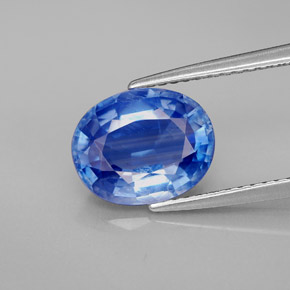 Cianita Azul natural de 3.27 ct, Corte Óvalo, SI