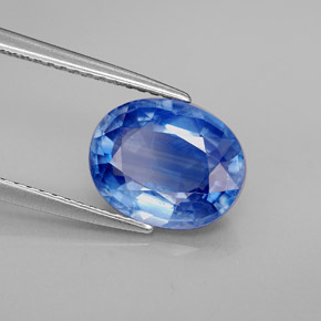 Cianita Azul natural de 3.27 ct, Corte Óvalo, SI