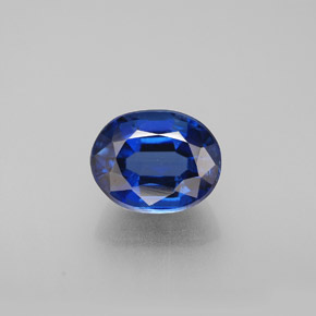 Cianita azul natural de 2,77 ct, corte óvalo, VS