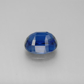Cianita azul natural de 2,77 ct, corte óvalo, VS
