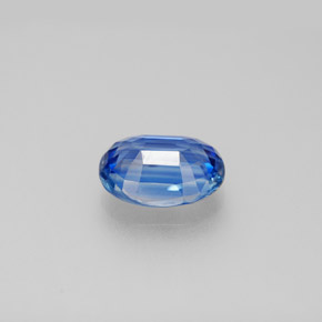 Cianita azul natural de 2,07 ct, corte óvalo, VS