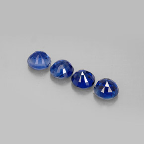 Gemas de Cianita Azul natural de  ct, Corte Redondo, VS