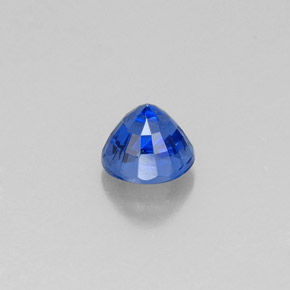 Cianita azul natural de 0,50 ct, corte redondo, VS-SI