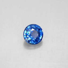 Cianita Azul natural de 0.78 ct, Corte Redondo, VS